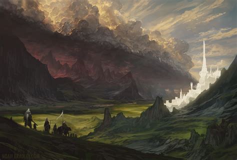 Fantasy Lord Of The Rings Hd Wallpaper By Noah Bradley