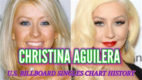 Christina Aguilera Billboard Singles Chart Youtube