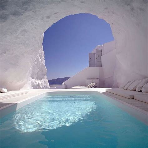 My Life Aquatic Cave Pool In Santorini Greece In 2019 Underground