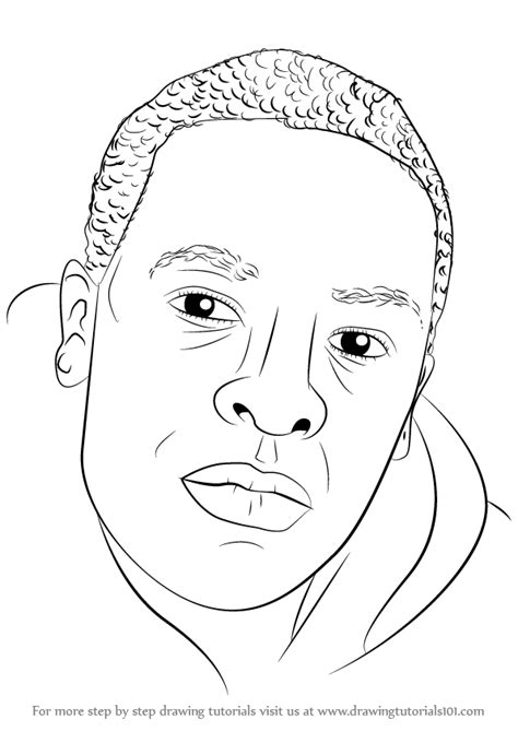 Step By Step How To Draw Dr Dre