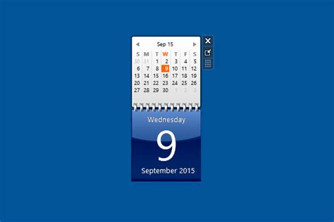 Calendar Windows 10 Gadget Win10gadgets