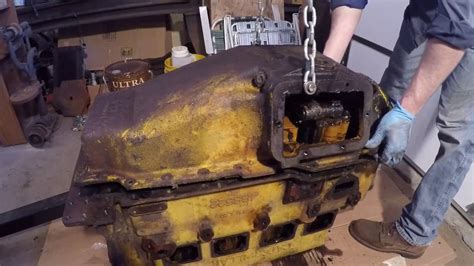 Caterpillar D2 5j1113 Diesel Engine Disassembly Day 2 Youtube