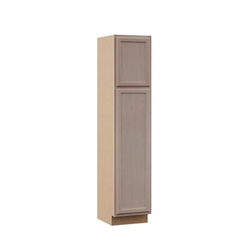 Achieve the look of custom hi cj, this unfinished assembled 24 x 84 x 18 in. Assembled 18x84x24 in. Pantry Kitchen Cabinet in ...
