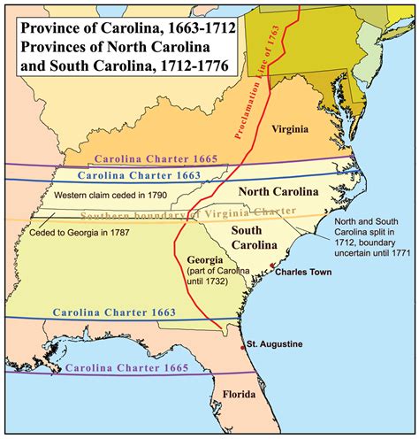 Map of north and south carolina. Compare and contrast the differences between the Northern ...