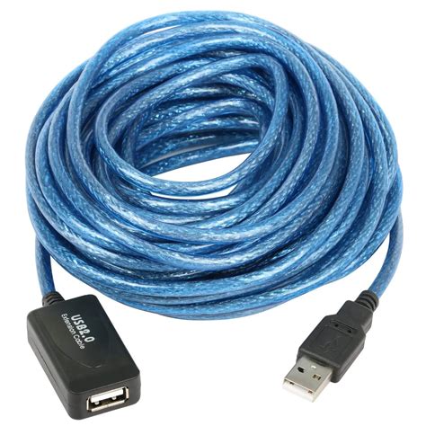 Active 10m Usb Extension Cable Repeater High Speed Compatible Usb 20