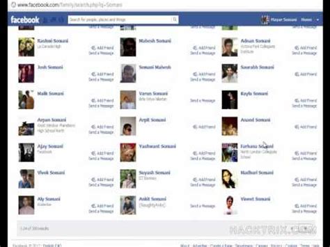 Use the following search parameters to narrow your results: Find People With Same Last Name on Facebook - YouTube