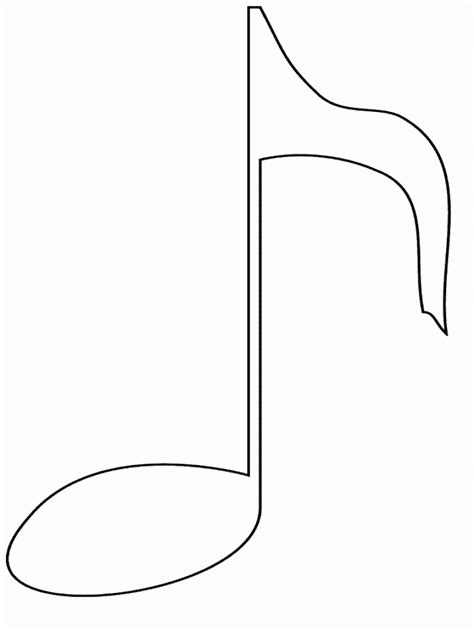 Free Printable Music Note Coloring Pages For Kids