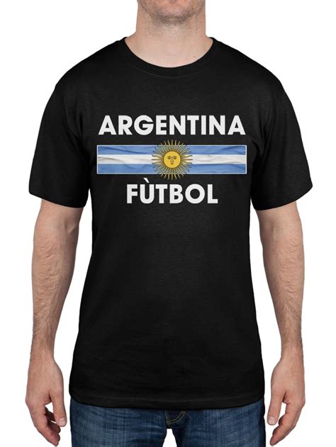 Fifa World Cup Argentina Crest Black Futbol Soccer T Shirt X Large