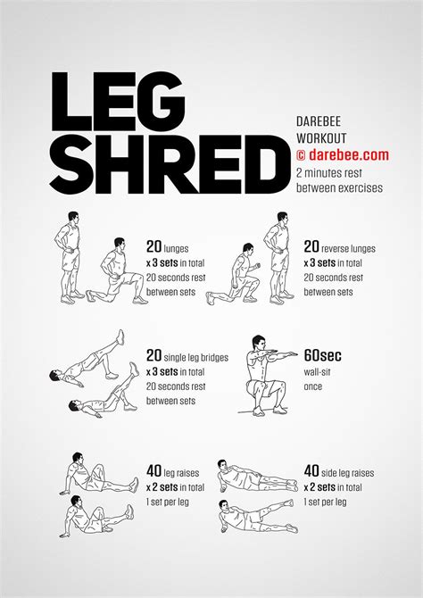 leg shred workout fitness workouts leg workouts for men leg workout at home workout routine