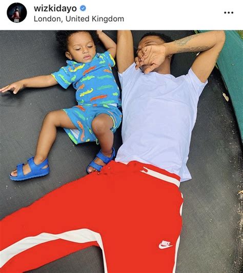 Wizkid And His Son Zion Balogun Takes Adorable Photo Galantnaija