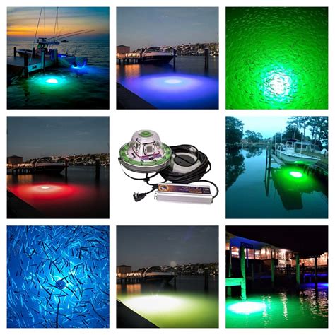 Brightest Led Underwater Dock Lights Plug N Play 24000 Lumens Bright