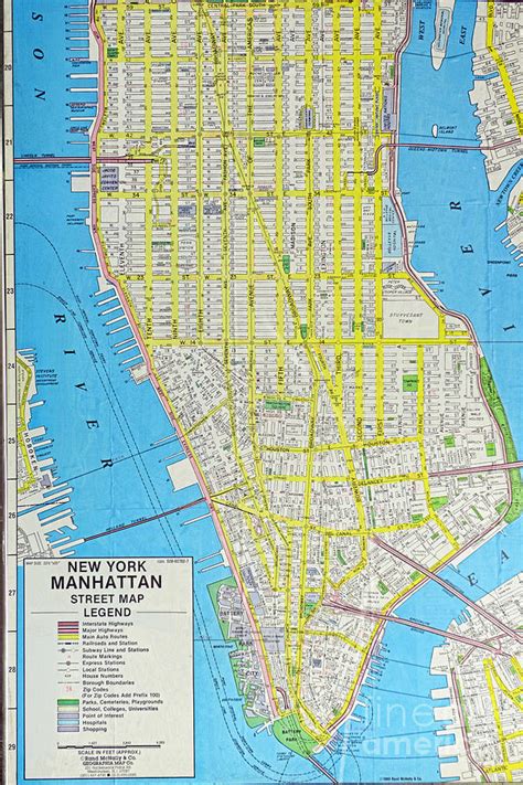 Map Of Manhattan Printable Tourist Map Of English Images And Photos Finder