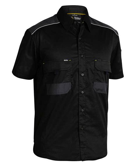 Mens Flex And Move Short Sleeve Shirt With Stretch Fabric