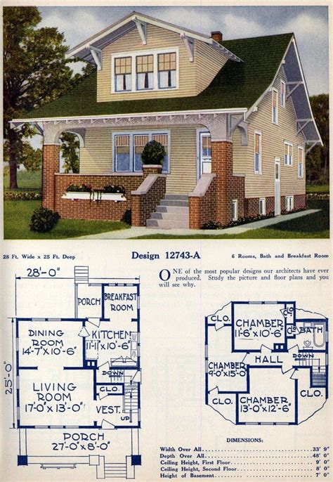 1920s Craftsman Bungalow House Plans Homeplancloud