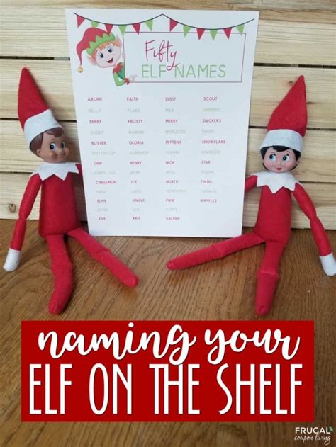 Fifty Cute Elf On The Shelf Names Printable Female