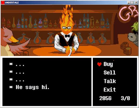 Grillby S For Frisk S Another Shop Undertale Know Your Meme