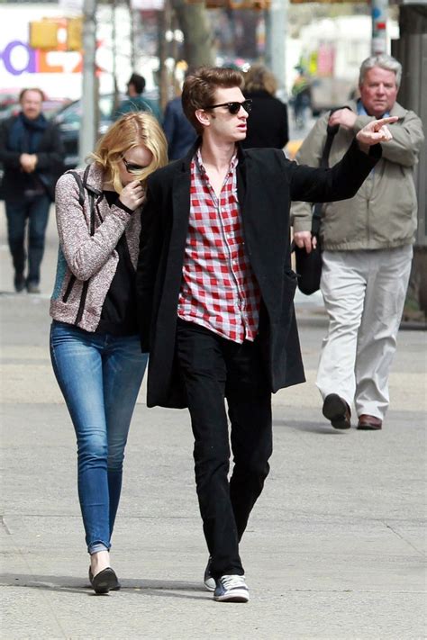 No way home', fronted by tom holland.the marvel studio and sony pictures project will be holland's third outing as the web slinger, and there has been speculation that the film might see actors tobey maguire and andrew garfield reprise their previous renditions of the titular superhero. Emma Stone, Andrew Garfield - Emma Stone Photos - Emma ...