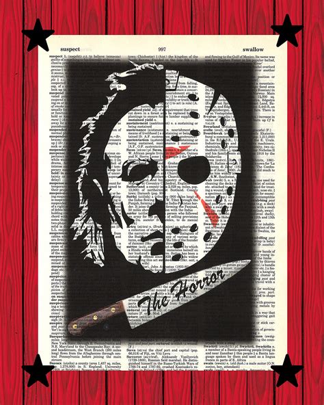 Buy Horror Movie Wall Decor Horror Character Collage Halloween Michael Myers Friday The Th