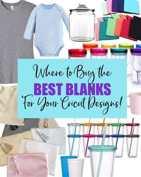 Get The Best Blanks For Cricut Projects Find Cricut Blanks Here
