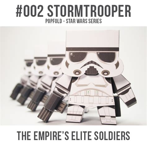 Star Wars Stormtrooper Papercraft Popfold Papercraft Paradise