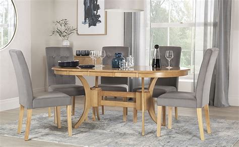 In summary, if you're designing your room, efficient concept is in the details. Townhouse Oval Oak Extending Dining Table with 4 Regent ...