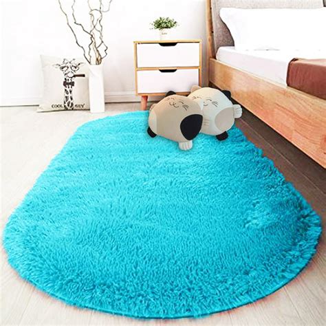 Nk 314 X 649 Super Soft Oval Area Rugs Silky Smooth Bedroom Mats For