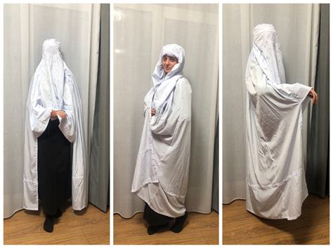 White Afghan Burqa Traditionally Patan Clothing Chador Etsy