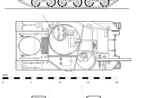 M3 Lee 75mm Tank M3 Gun Drawings Dimensions Figures Download