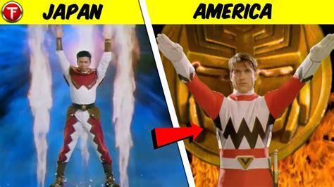 10 Adegan Morphin Berubah Power Rangers Yang Berbeda Jauh Dengan