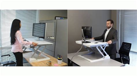Easily Convert Your Desk Into A Sit Stand Workstation With Ergotron 33