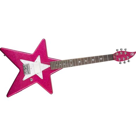 Daisy Rock Star Series Star Short Scale Electric Guitar Atomic Pink