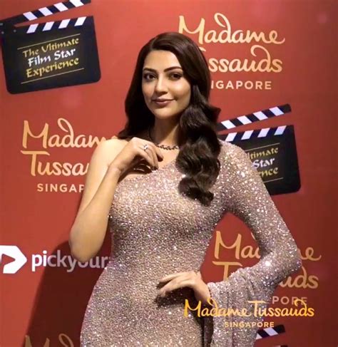 Kajal Aggarwal S Wax Statue Unveiled At Madame Tussauds Singapore Tamil Movie Music Reviews And