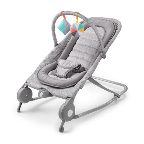 Summer Infant 2 In 1 Infant Bouncer And Rocker Chair Duo Light Gray