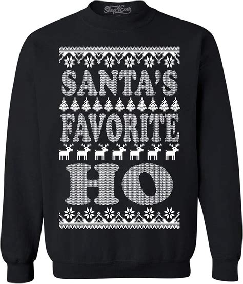 Unameit Santas Favorite Ho Ugly Xmas Sweater Clout