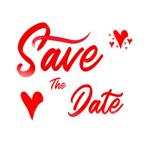 Save The Date Wedding Invitation Decorative Png And Vector With