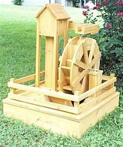Water Crafts Builds And Sells Water Wheels Water Wheel Fountains And
