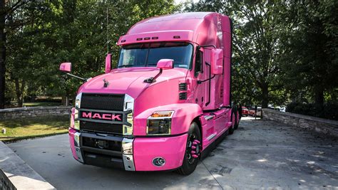 Mack Displays Pink Mack Anthem® Model Volvo Group