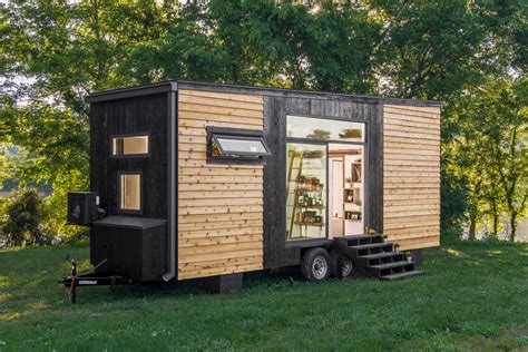 Tiny Home Clad In Burnt Wood Packs A Ton Of Luxury Into Just 240 Square