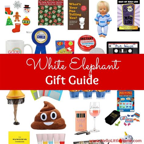 Funny gift exchange ideas under $10. White Elephant Gift Guide
