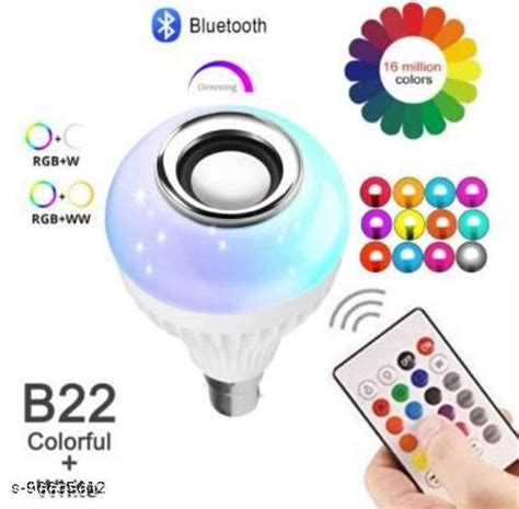 Multi Use Bluetooth Speakerled Bulb And Music Lightmultipl B22 Led