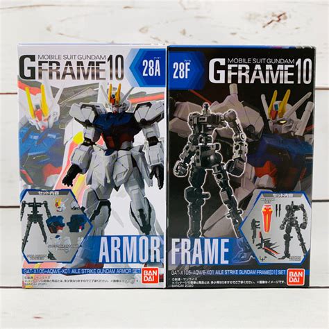 Gframe 10 Mobile Suit Gundam 28a Gat X105aqme X01 Aile Strike Gundam