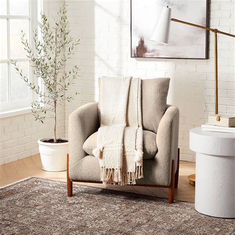 Soft Bouclé Threshold Designed With Studio Mcgee Elroy Accent Chair