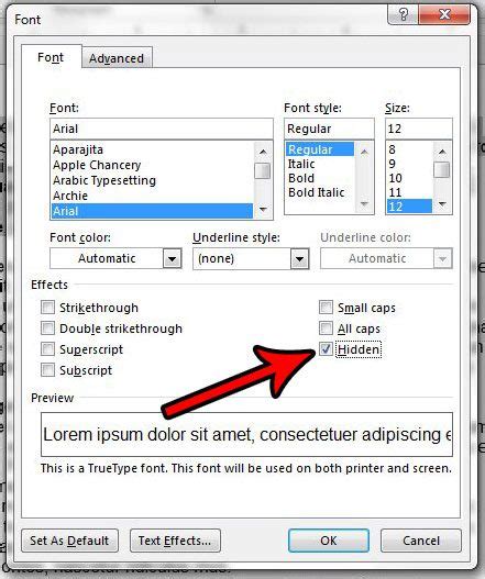 How To Hide Text In Microsoft Word 2013 Solvetech