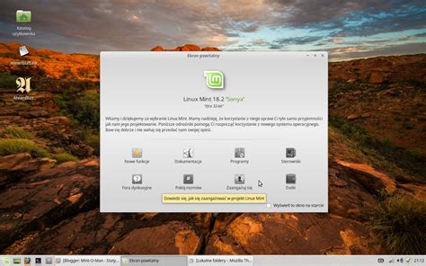Mint O Man Upgrade Linux Mint 181 Xfce Do Wersji 182 Sonya