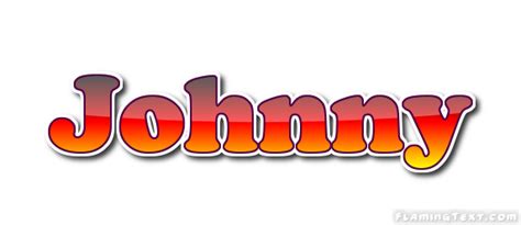 Johnny Logo Herramienta De Diseño De Nombres Gratis De Flaming Text