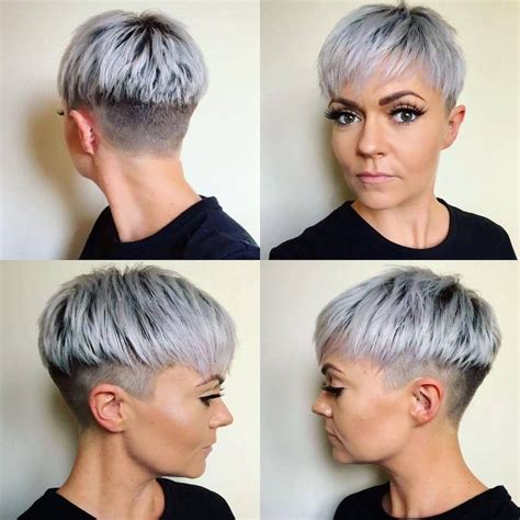 The messy pixie is hot right now among the women who love short length hairstyles. short hair, pixiecut, undercut op Instagram: "Model ...