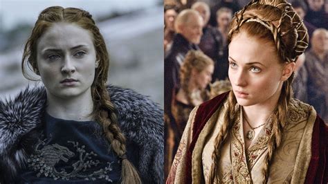 Game Of Thrones Sansa Stark Hair Evolution Game Of Thrones Sansa Stark Hair Meaning Marie