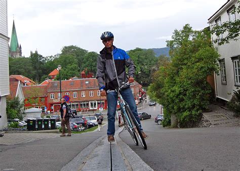 The Cyclocable Worlds First Bike Escalator In Norway Genius