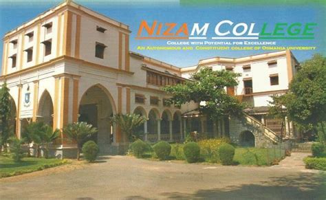 Arts Admissions 2023 24 Nizam College Hyderabad
