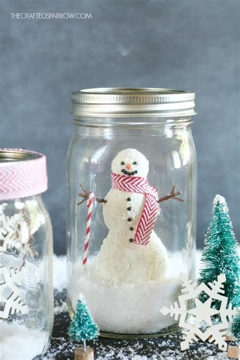 Diy Snow Globe Crafts Festive Christmas Ideas Tiny Tree Decor